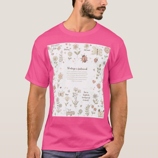 En livlig melodi från Magic Doodle World T Shirt (Framsida)