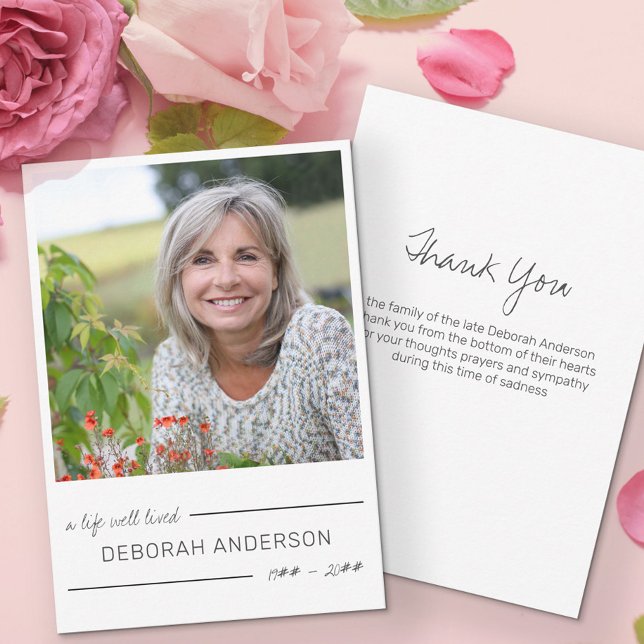 En livnära levande Avslappnad med foto Tack Kort (Skapare uppladdad)