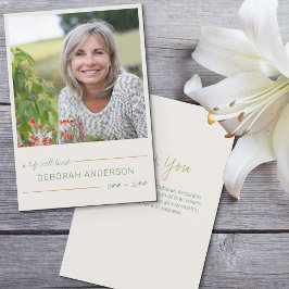 En livnära livad kvadratfoto-Neutralt Tack Kort