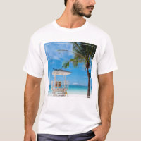 En livräddare postar den | vitstranden, Boracay