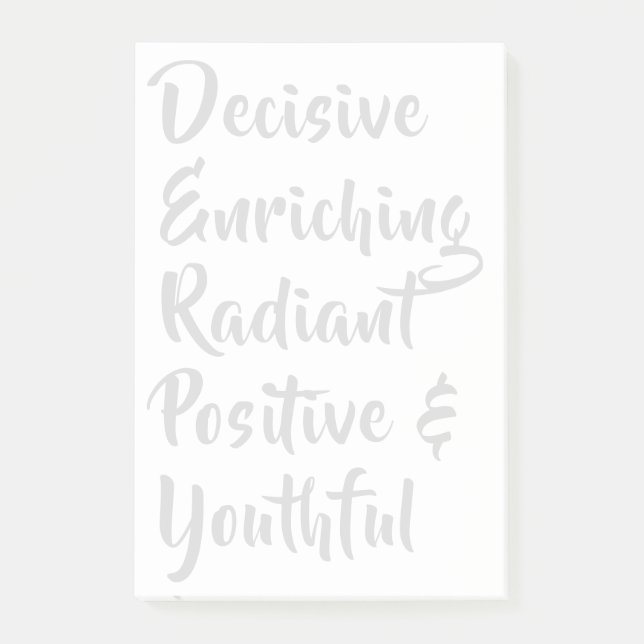 EN livsstil. Post-it Block (Framsida)