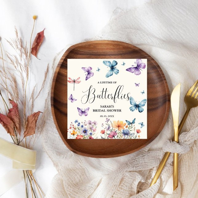 En livstid för fjärilar Möhippa Bord Pappersservett (Skapare uppladdad)