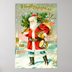 En ljus jul poster