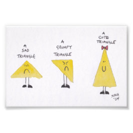 En ljus triangel Poster