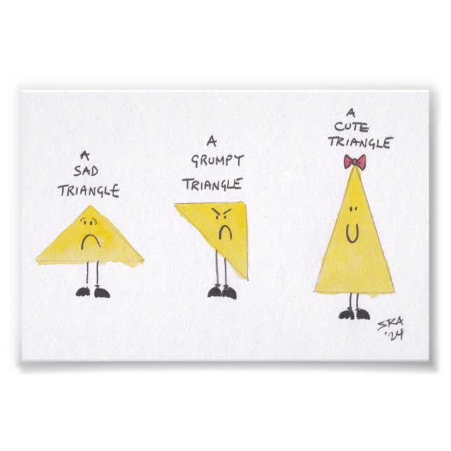 En ljus triangel Poster (Framsidan)