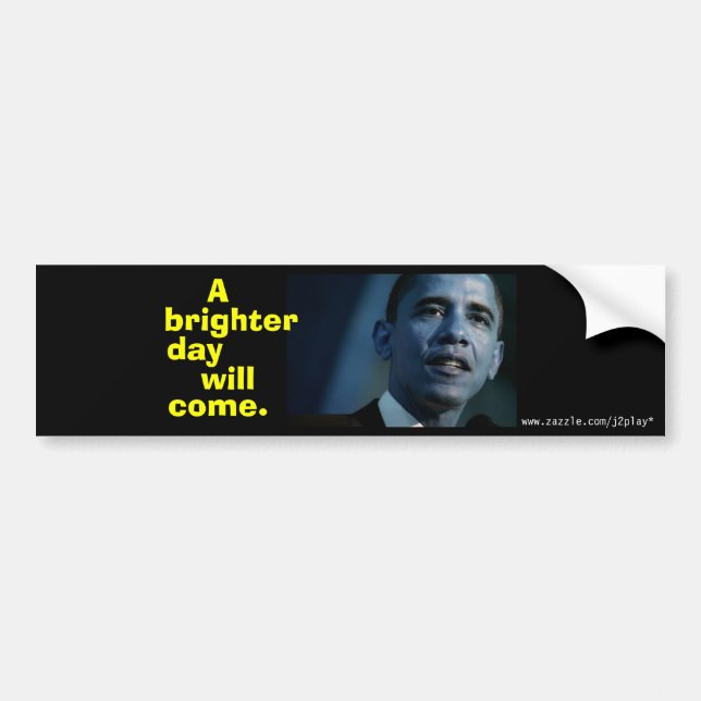 EN LJUSARE DAG SKA KOM!  OBAMA BILDEKAL (Framsidan)
