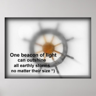 En ljuskälla. poster