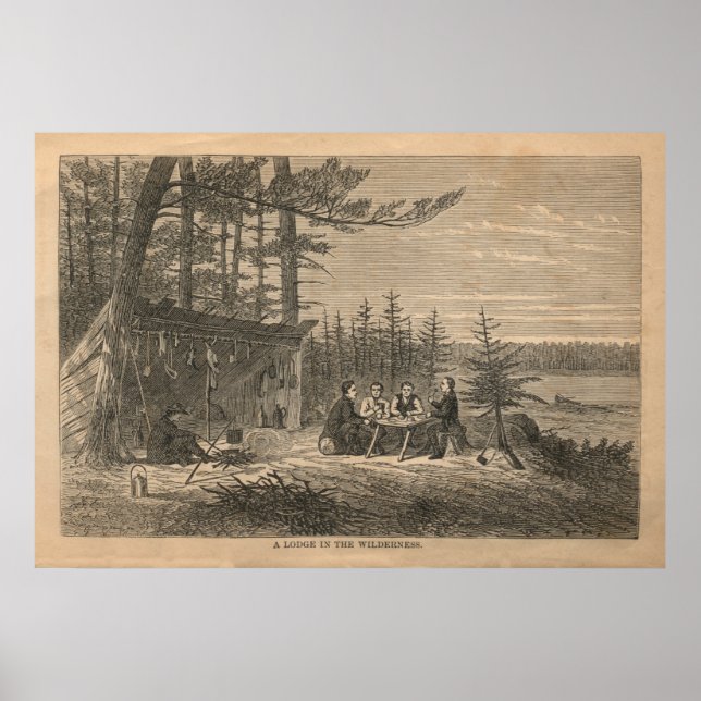 En lodge i Wilderness Poster (Framsidan)