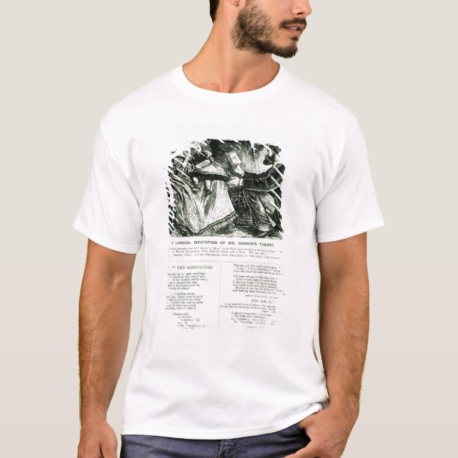 En logisk vederläggning av den Herr Darwins teorin T-shirt (Framsida)