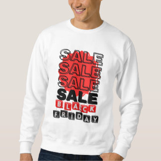 En logotyp som antyder att Svarta Fredag-försäljni Lång Ärmad Tröja