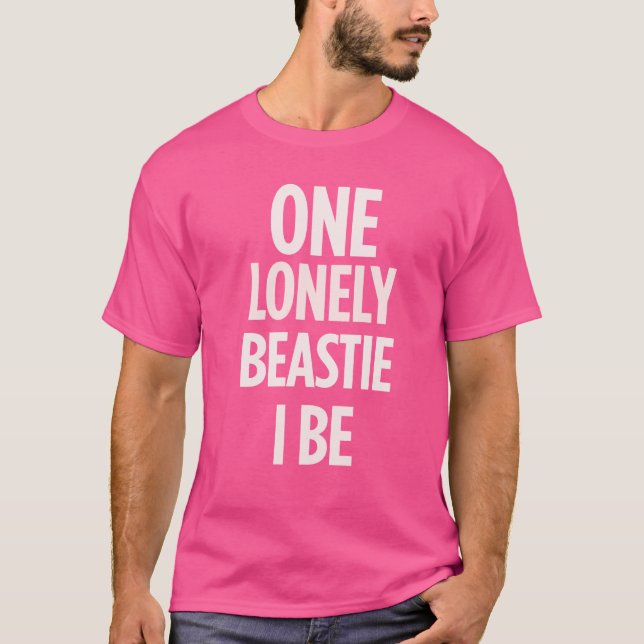 EN LONELY BEASTIT JAG ÄR T SHIRT (Framsida)