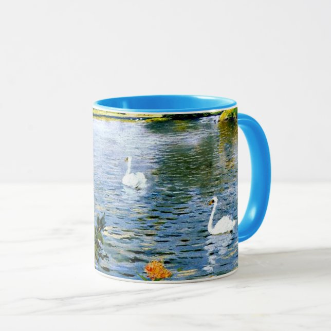 En Long Island-sjö, finkonst, Mugg (Framsida höger)