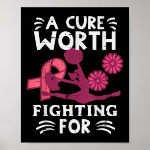 En lösning som är värd att kämpa för Rosa Cheer Br Poster