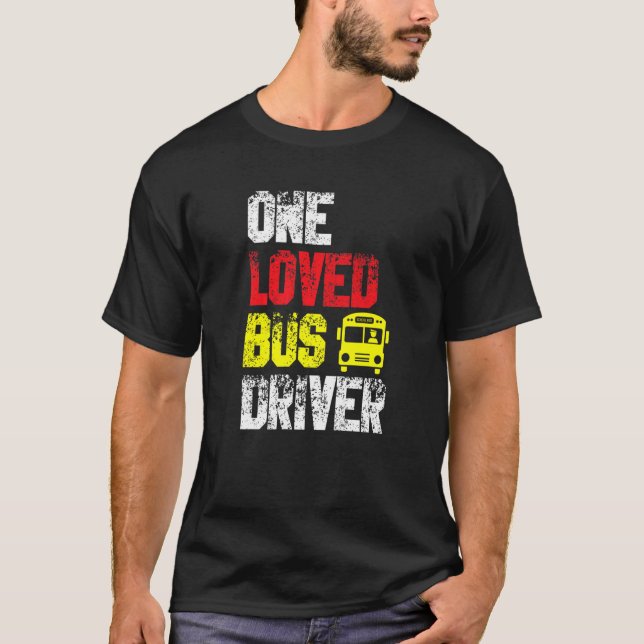 En lovad Buss-skolskjutspassagerare Bu T Shirt (Framsida)