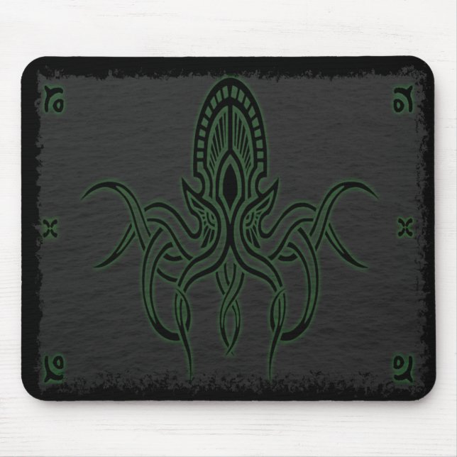 En Lovecraftian Mousepad Musmatta (Framsidan)