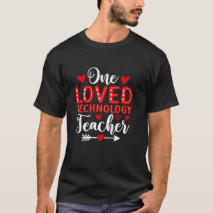 En Loved Technology Teacher Funny Teacher Valenti T Shirt