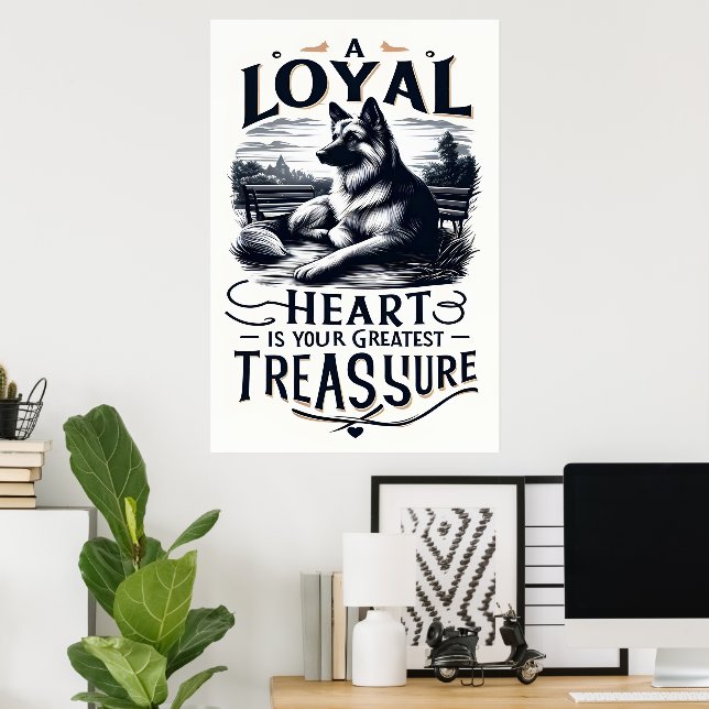En Loyal Hearests Underbarare Treasure Poster (Hemmakontoret)