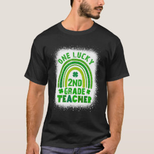 En Lucky 2Nd Klass Lärare St patricks day T Shirt