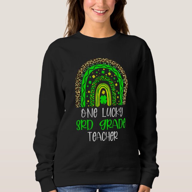 En Lucky 3rd Klass Lacher Rainbow St Patricks Da T Shirt (Framsida)