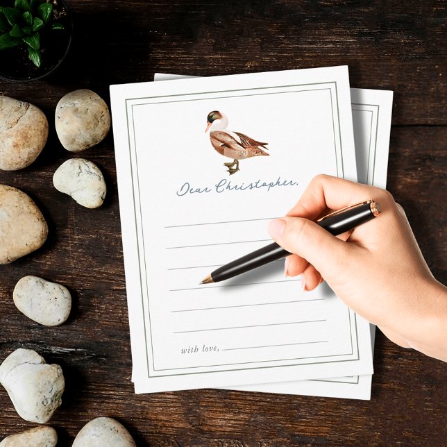 En lucky Anka Classic Boy Birthday Time Capsule Tilläggskort (One Lucky Duck 1st Birthday Time Capsule Enclosure Card)