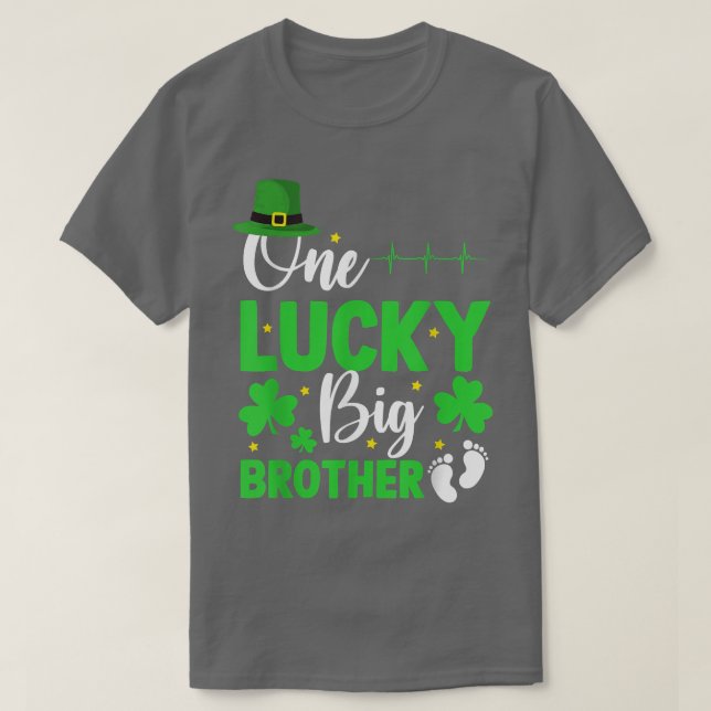 En Lucky Big Brother St T Shirt (Design framsida)