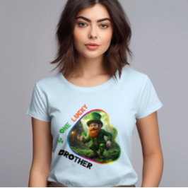 En Lucky Brother - Leprechaun's Pot of Roligt T Shirt