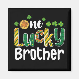 En Lucky Brother Matchande Familj St Patrick's Day Magnet