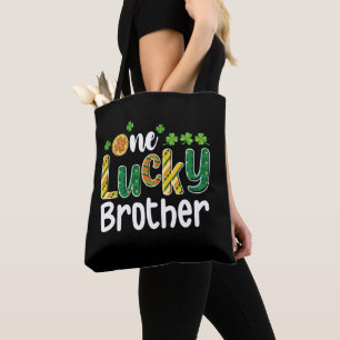 En Lucky Brother Matchande Familj St Patrick's Day Tygkasse