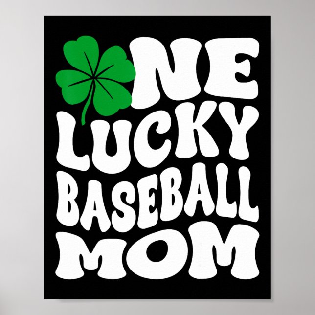 En Lucky Bysebyll Mamma Sport Mor St Patrick's  Poster (Framsidan)