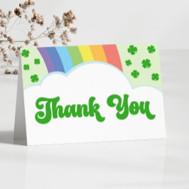 En Lucky Charm St. Patrick Day Baby Shower Tack Kort