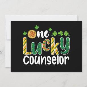 En Lucky Counselor School St patrick's day Inbjudningar
