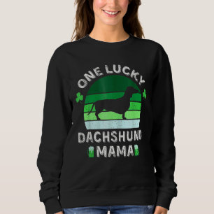 En Lucky Dachshund Mamma Funny St patrick's day Sh T Shirt