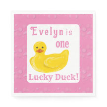 En Lucky Duck Första Födelsedag