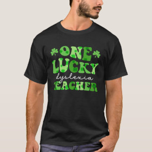 En Lucky Dyslexia Teacher Retro St Patrick s Day T Shirt
