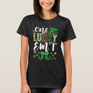 En lucky EMT St patricks day Kärlek Akut Medic T Shirt