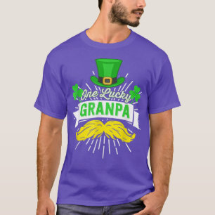 En Lucky Grandpa Beard Leprechaun Irish St Patric T Shirt