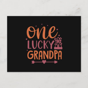 En Lucky Grandpa Vykort