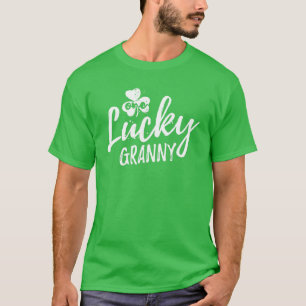 En Lucky Granny St. Patrick's Day Shamrock Pajama T Shirt