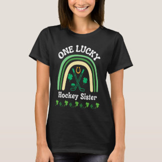 En Lucky Hockey Sister Irish St patrick's day T Shirt