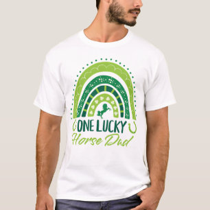 En Lucky Horse Pappa Equestrian St. Patrick's Day T Shirt