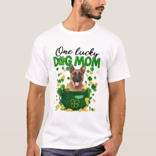 En Lucky Hund Mamma Funny German Shepherd Mamma St T Shirt