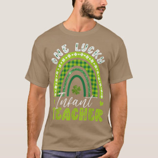 En Lucky Infant Teacher Rainbow St Patrick Day me T Shirt