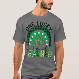 En Lucky Infant Teacher Rainbow St patricks day S T Shirt