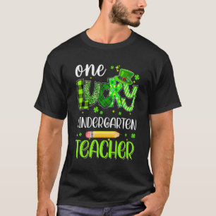 En Lucky Kindergarten Teacher Pencil St Patricks T Shirt