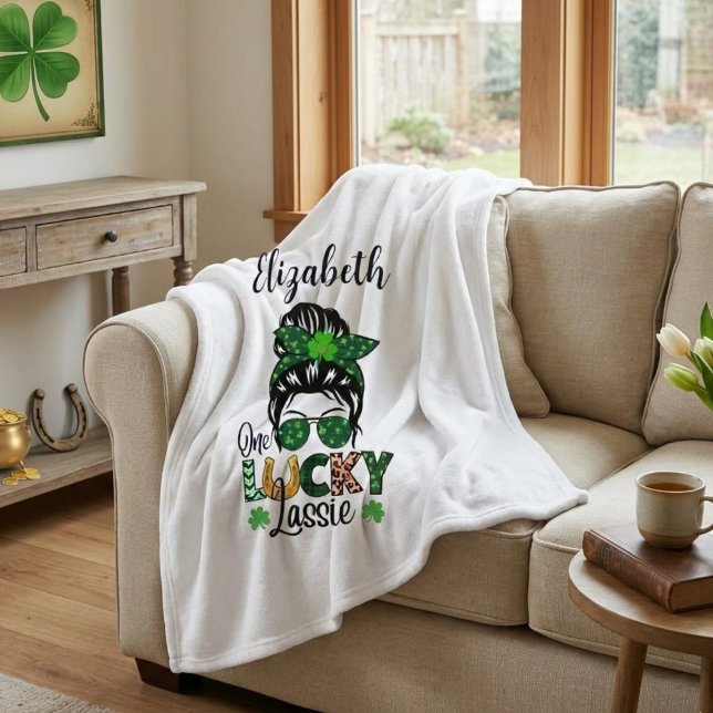 En Lucky Lassie Fleece Blanket (Skapare uppladdad)