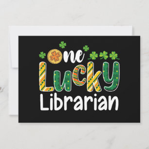 En Lucky Librarian School St patrick's day Inbjudningar