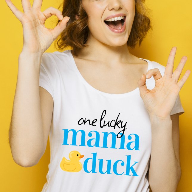 En Lucky Mamma Anka 1:a födelsedag Firande T Shirt (Skapare uppladdad)