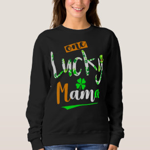 En Lucky Mamma Funny Irish Lucky Klöver Cute Patri T Shirt