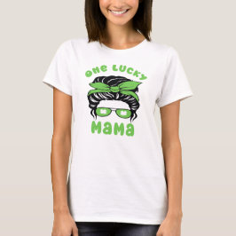 En Lucky Mamma, Mors dag Gift T Shirt