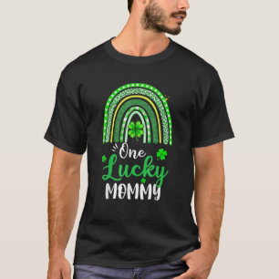 En Lucky Mamma Rainbow Tee St patricks day Mamma F